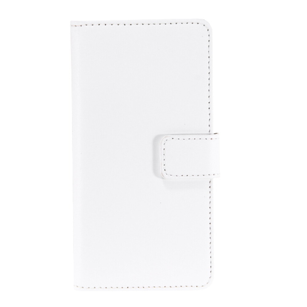 Tenké kožené pouzdro na telefon Galaxy Alpha – bílé 4250710555574
