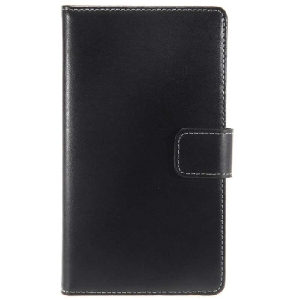 Tenké kožené pouzdro na telefon Galaxy Note Edge – černé 4250710561483