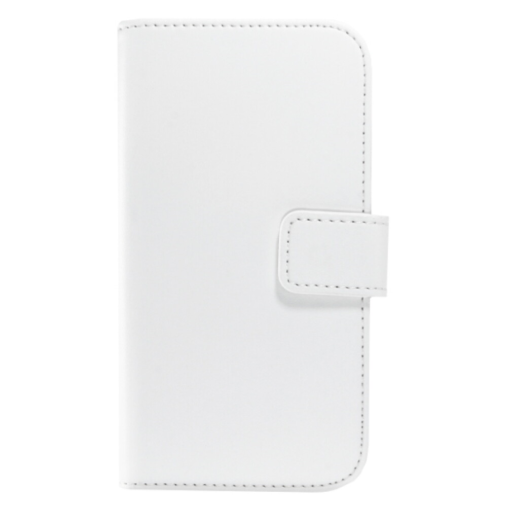 Tenké kožené pouzdro na telefon Galaxy S4 – bílé 4250710503797