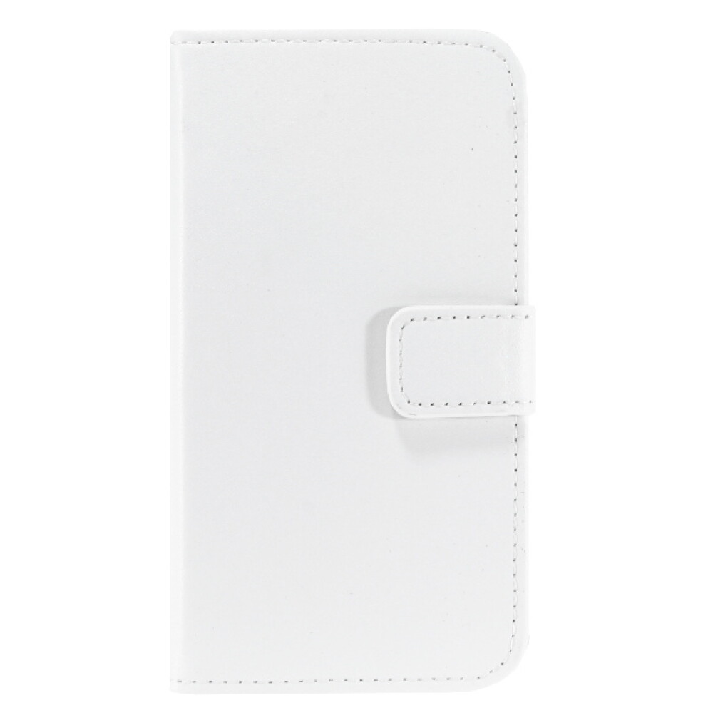 Tenké kožené pouzdro na telefon Galaxy S4 mini – bílé