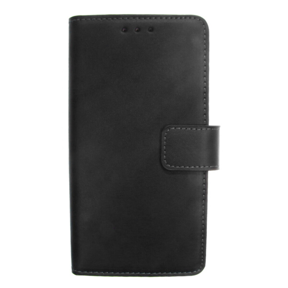 Tenké kožené pouzdro na telefon Huawei G8 – černé 4250710570843