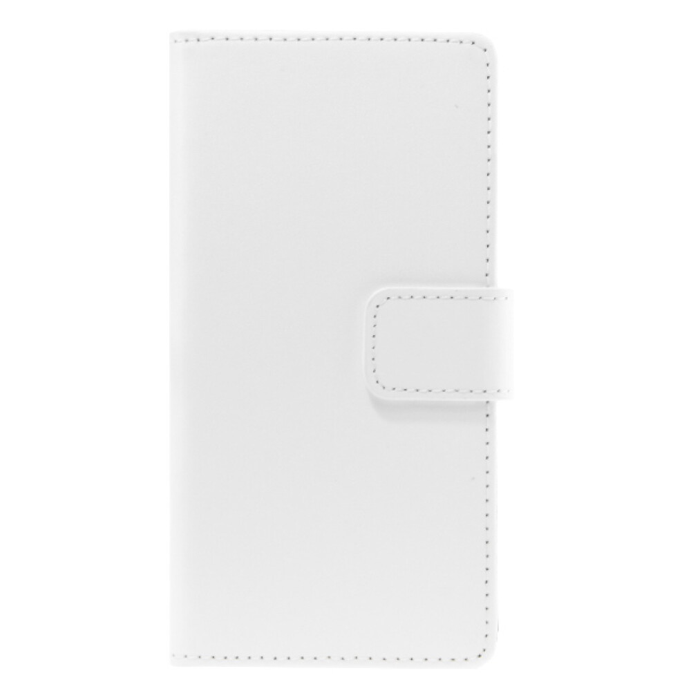 Tenké kožené pouzdro na telefon Sony Xperia Z5 – bílé 4250710565245