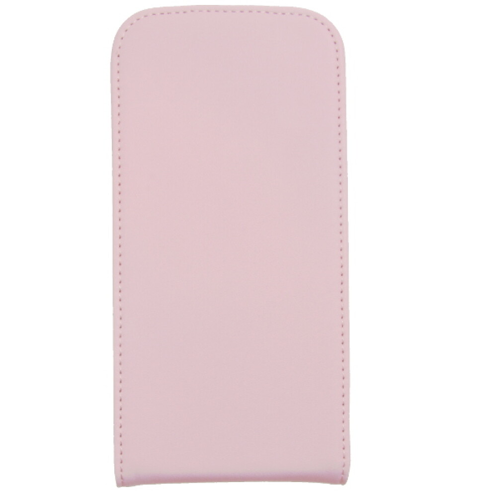 Tenké kožené pouzdro s klopou pro Galaxy S4 I9500, růžové