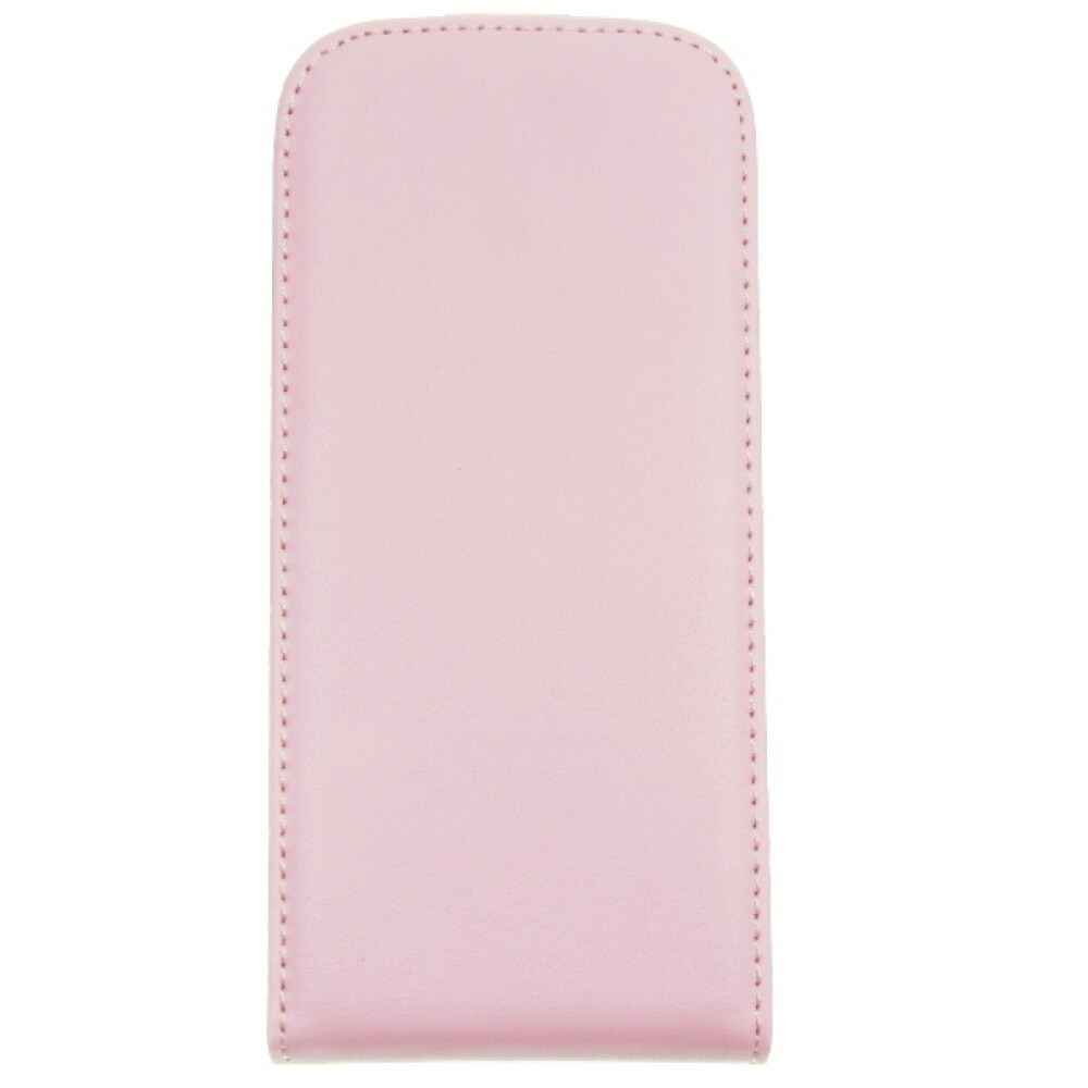 Tenké kožené pouzdro s klopou pro HTC M8 mini, růžové