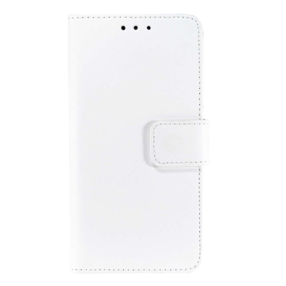 Tenké kožené pouzdro ve tvaru knihy pro Galaxy S6 – bílé 4250710561278