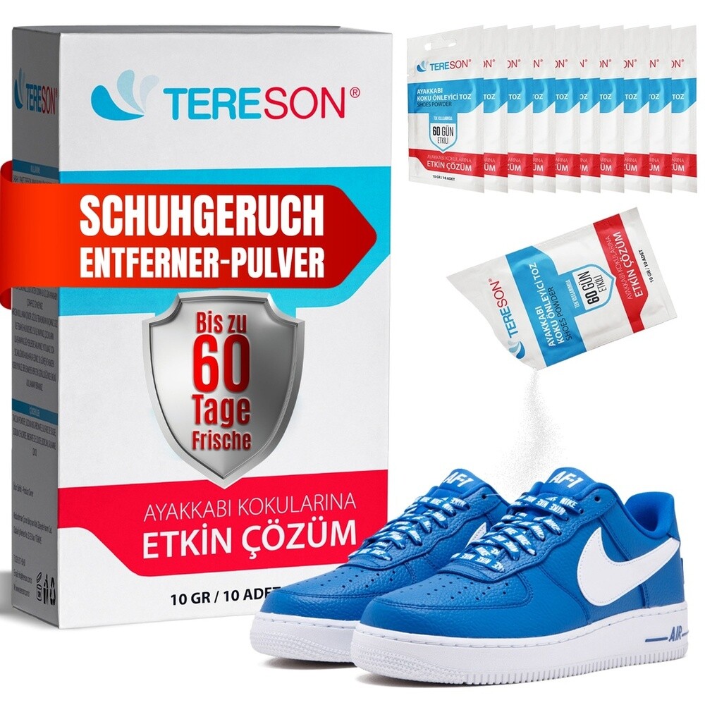 Tereson® – prostředek proti zápachu z obuvi, ve formě prášku, 10 kusů v praktickém balení