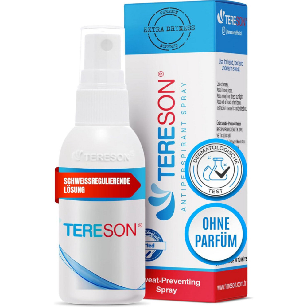 Tereson® sprej proti pocení 50 ml – Silný antiperspirant na ruce a nohy