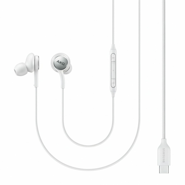 Sluchátka Samsung s konektorem Type-C, bílá, EO-IC100