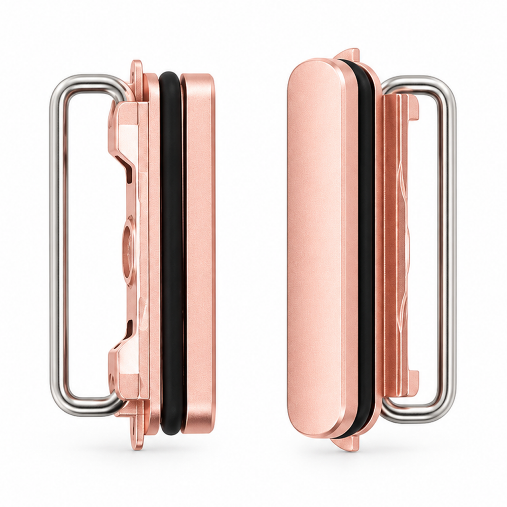 Tlačítko pro ovládání hlasitosti u iPhone 6s v růžové barvě