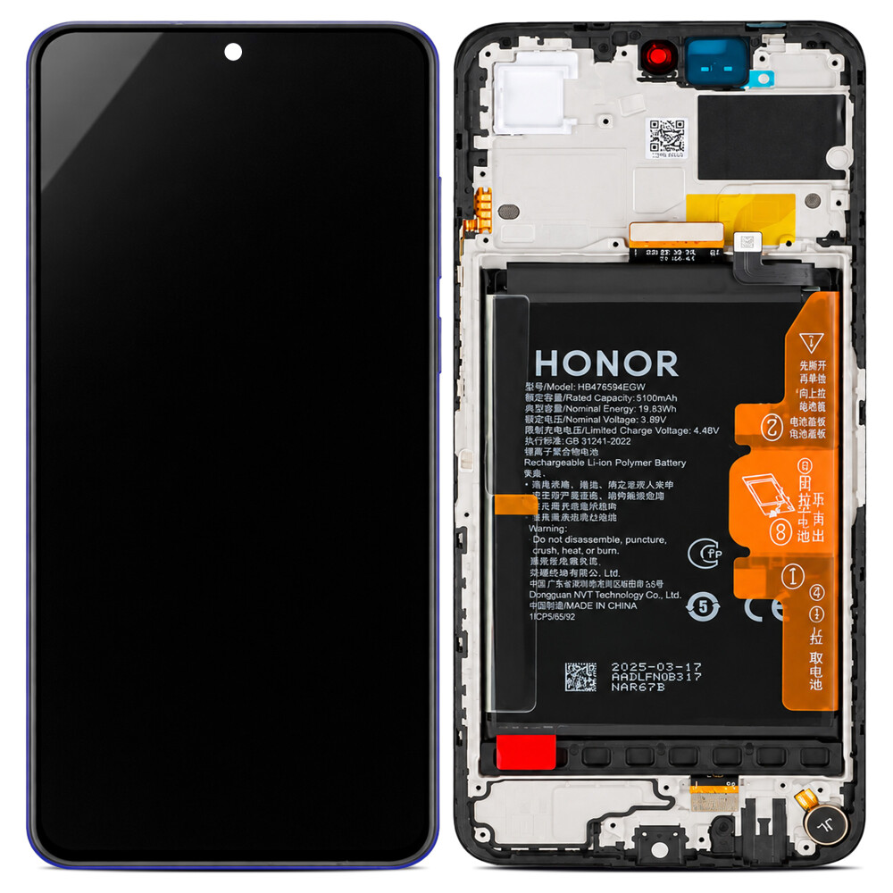 Vystavovací jednotka Honor + rámeček + baterie Honor X7c/200 Smart černá 0235ALQQ