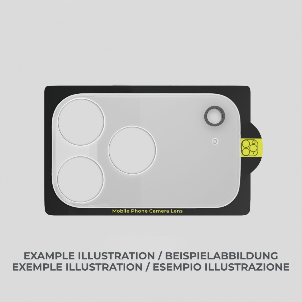 Zadní fotoaparát s tvrzeným sklem prio pro iPhone 17 Pro Max (6,9 palce), čirý