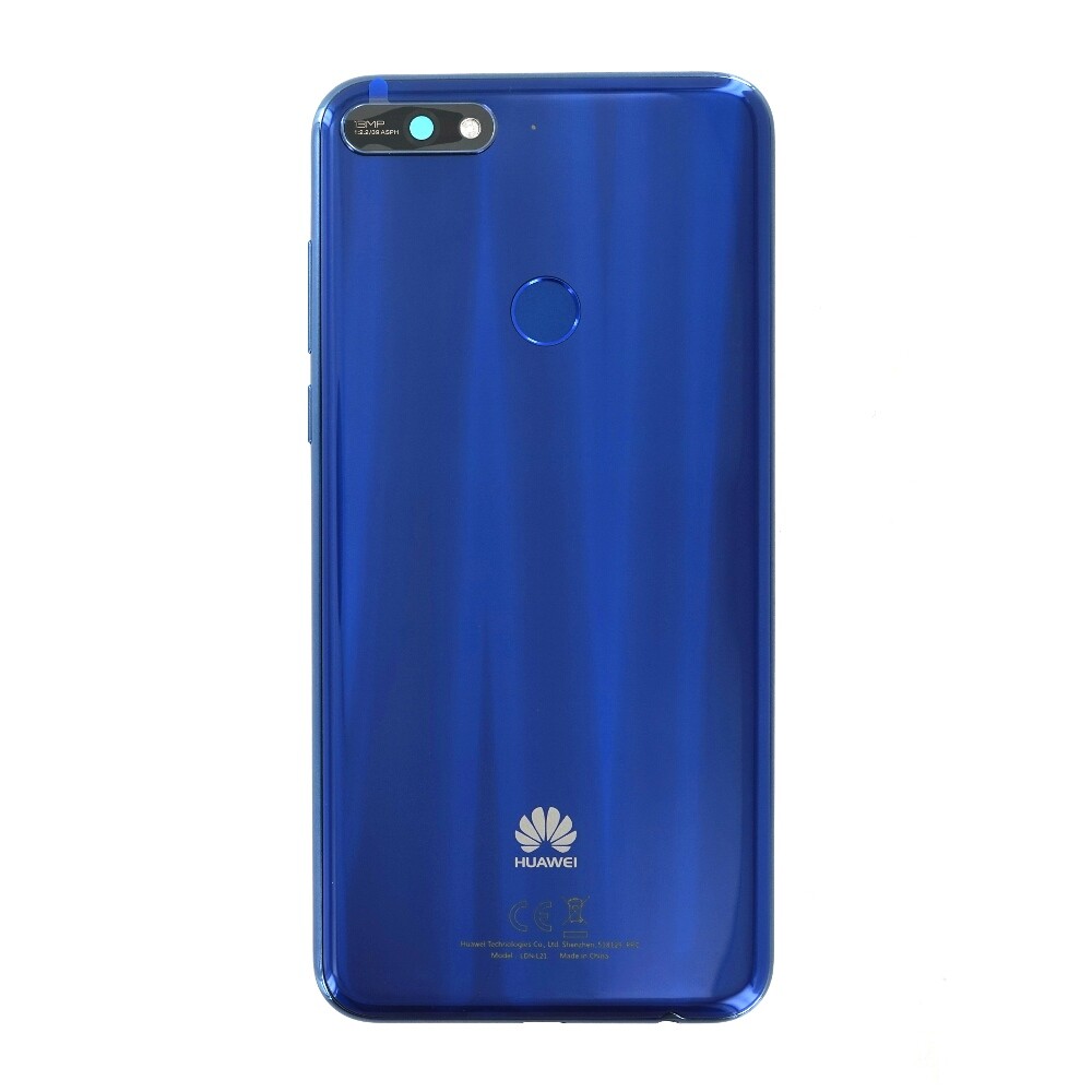 Zadní kryt Huawei pro model Y7 2018, modrý, 97070THH