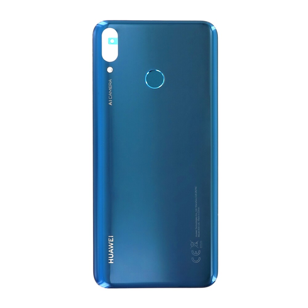 Zadní kryt Huawei pro model Y9 2019, safírově modrý, 02352LMN