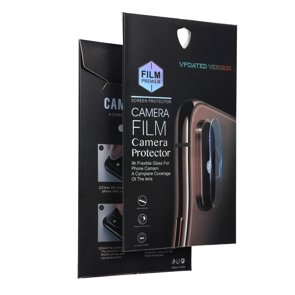 5D tvrzené sklo s celoplošným lepidlem pro fotoaparát – pro iPhone 18 Pro Max, průhledné