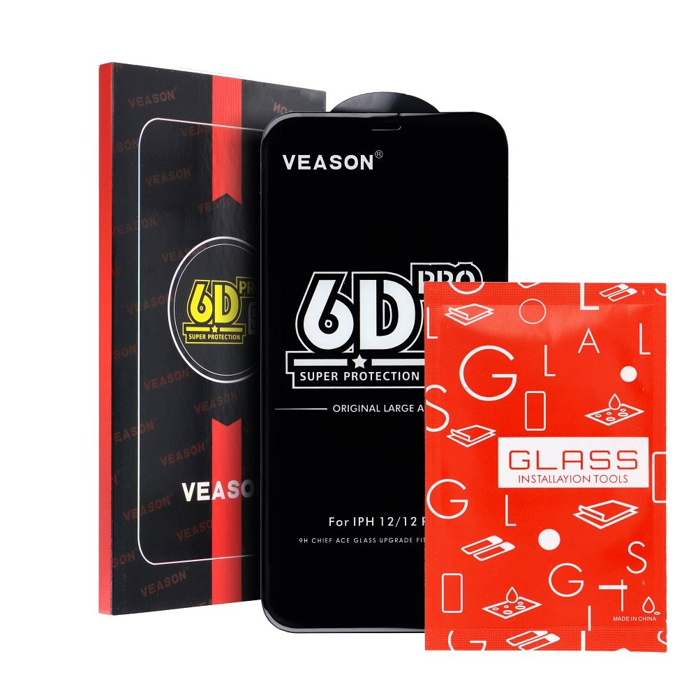 6D Veason Pro Glass – pro Motorola G57 POWER / G67 POWER, černá