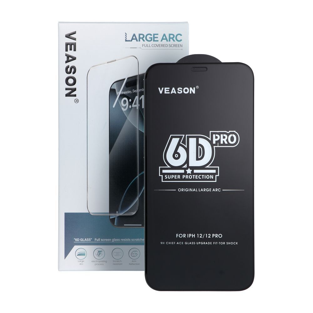 6D Veason Pro Glass (sada 10 v 1) – pro Samsung Galaxy S26, černá