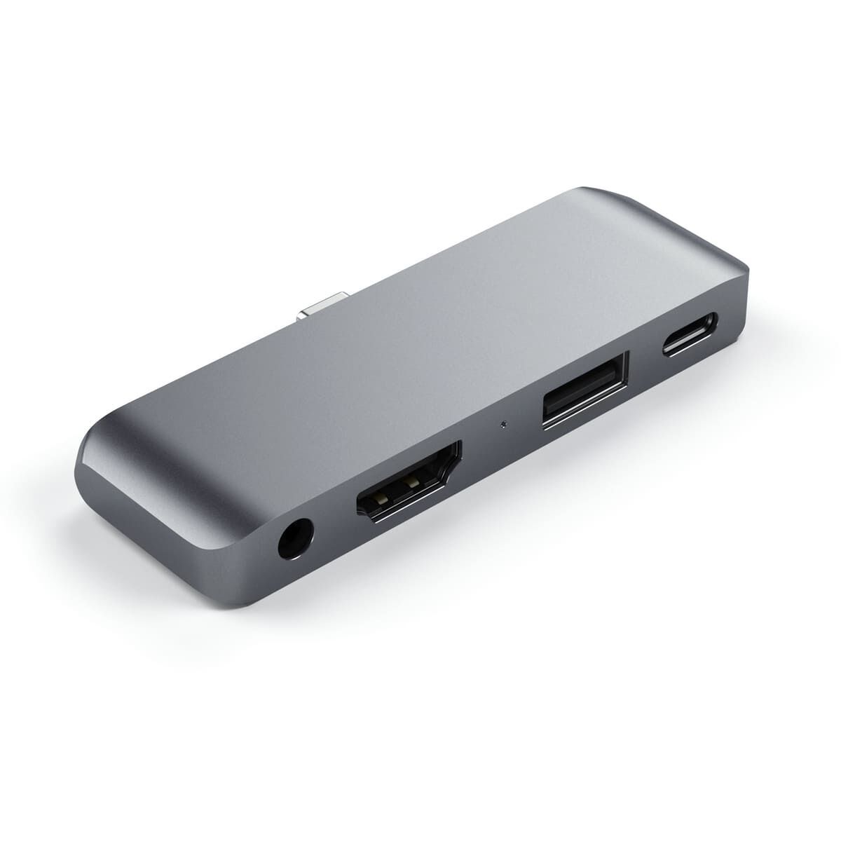 Adaptér HUB 4 v 1 USB-C Satechi Mobile Pro Hub ST-TCMPHM, barva space gray