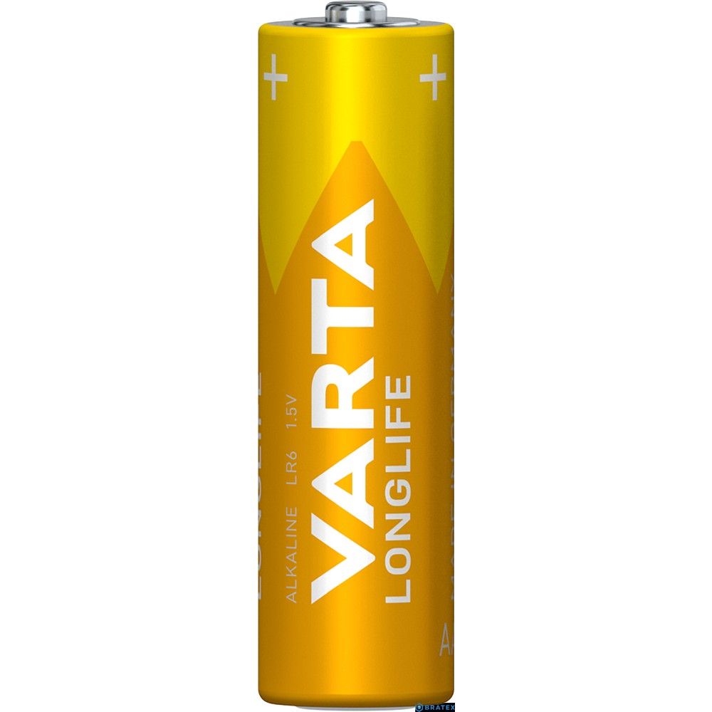 Alkalická baterie VARTA R6 (AA) Longlife, 6 kusů
