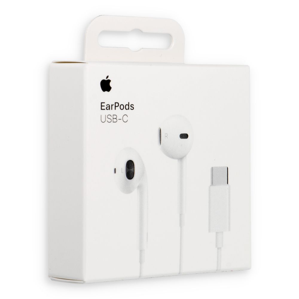 Apple Earpods A3046 MYQY3ZM/A USB-C v blistru, bílé