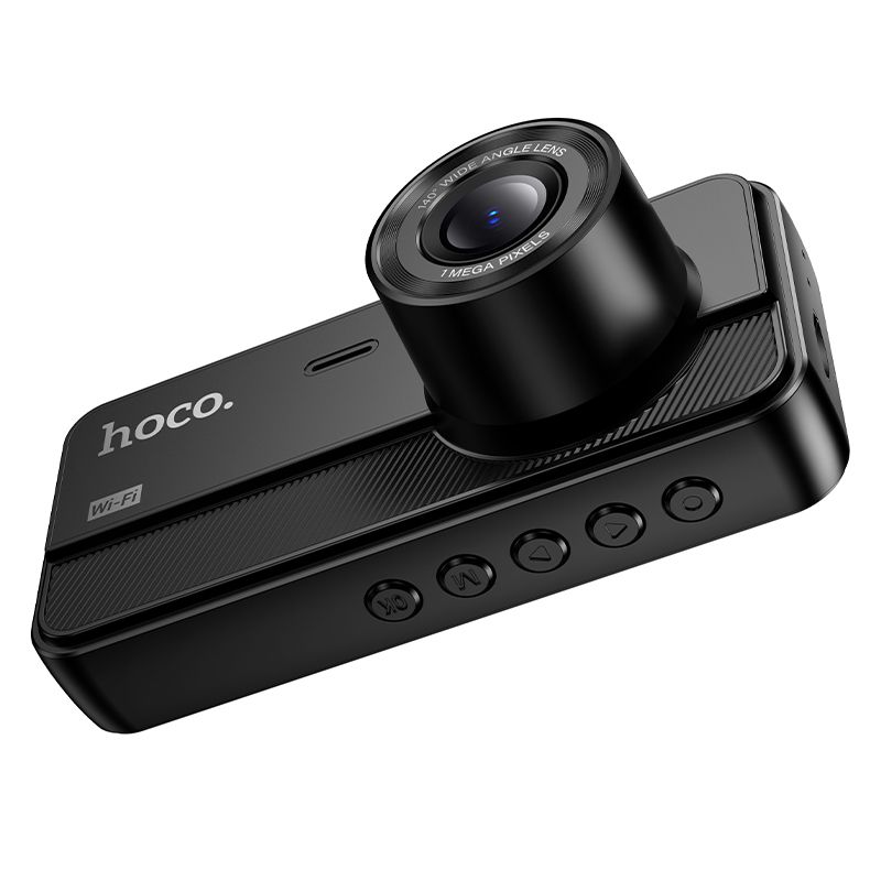 Autokamera s 2" displejem, rozlišením 720p/30 fps + kamera pro snímání interiéru s rozlišením 480p/30 fps + zadní kamera s rozlišením 480p/30 fps, model DV15, černá