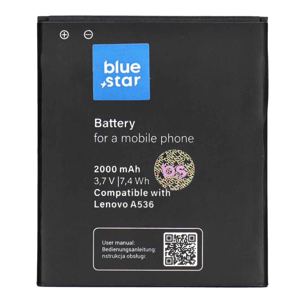 Baterie pro Lenovo A536, 2000 mAh, Blue Star Premium
