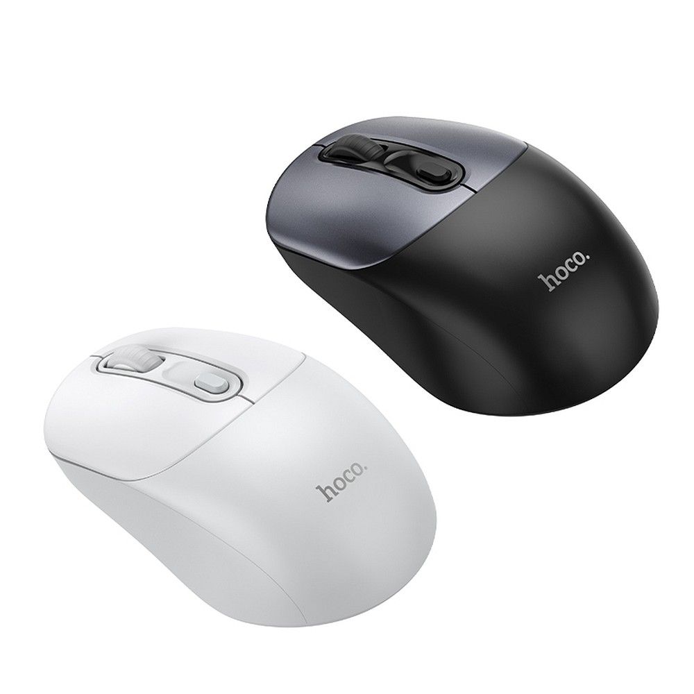 Bezdrátová myš Hoco 2,4 GHz, 1600 dpi, GM28, černá, kovově šedá