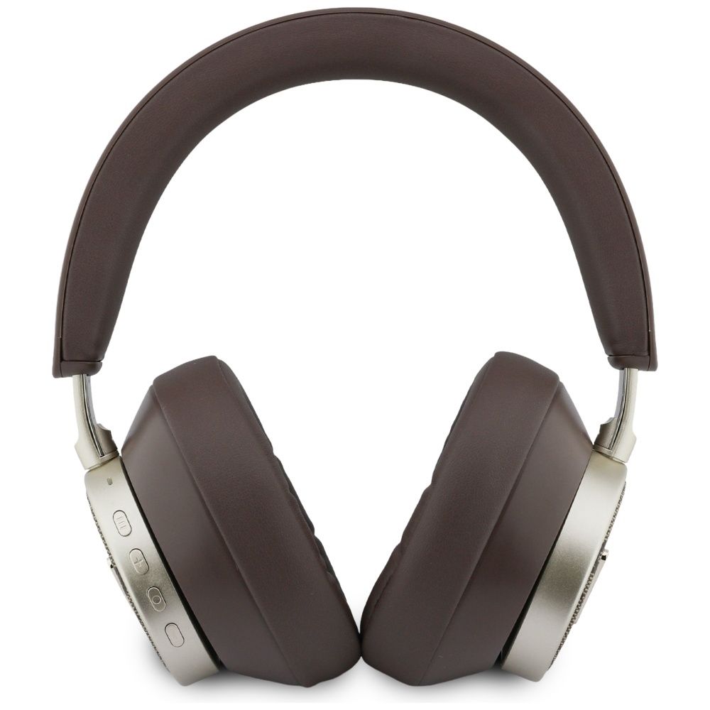 Bezdrátová sluchátka Guess ENC GUBHC15P4MRCTW (logo 4G Triangle) hnědá