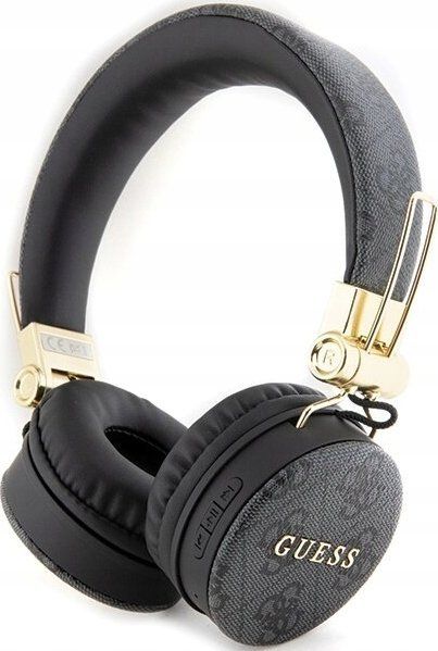 Bezdrátová sluchátka Guess Metal Logo GUBH704GEMK, černá