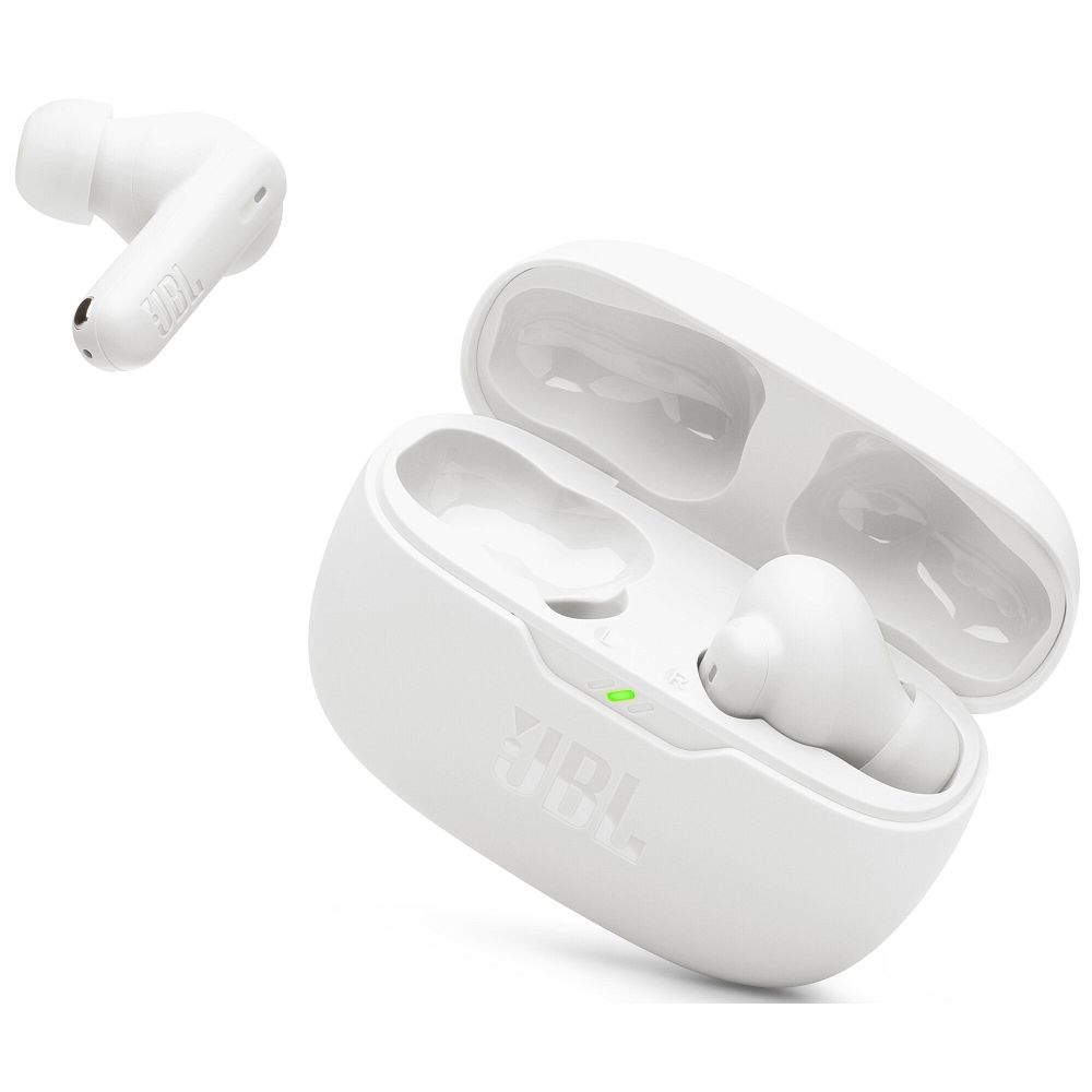 Bezdrátová sluchátka JBL Wave Beam 2, bílá
