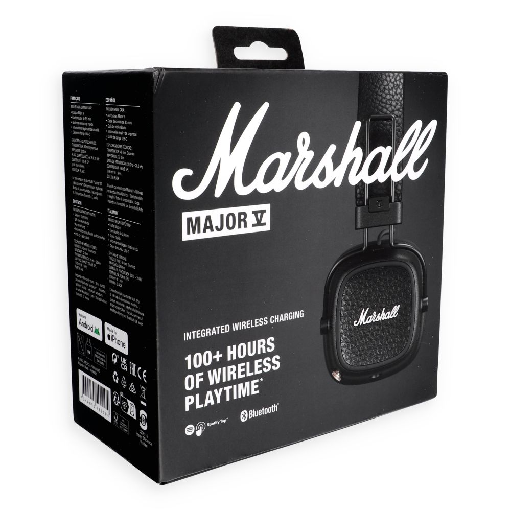 Bezdrátová sluchátka Marshall Major V, černá