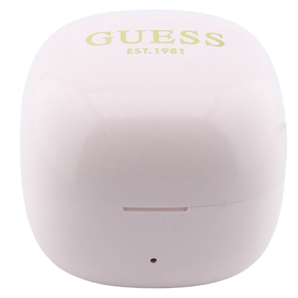 Bezdrátová sluchátka OWS Guess Mini Classic, růžová