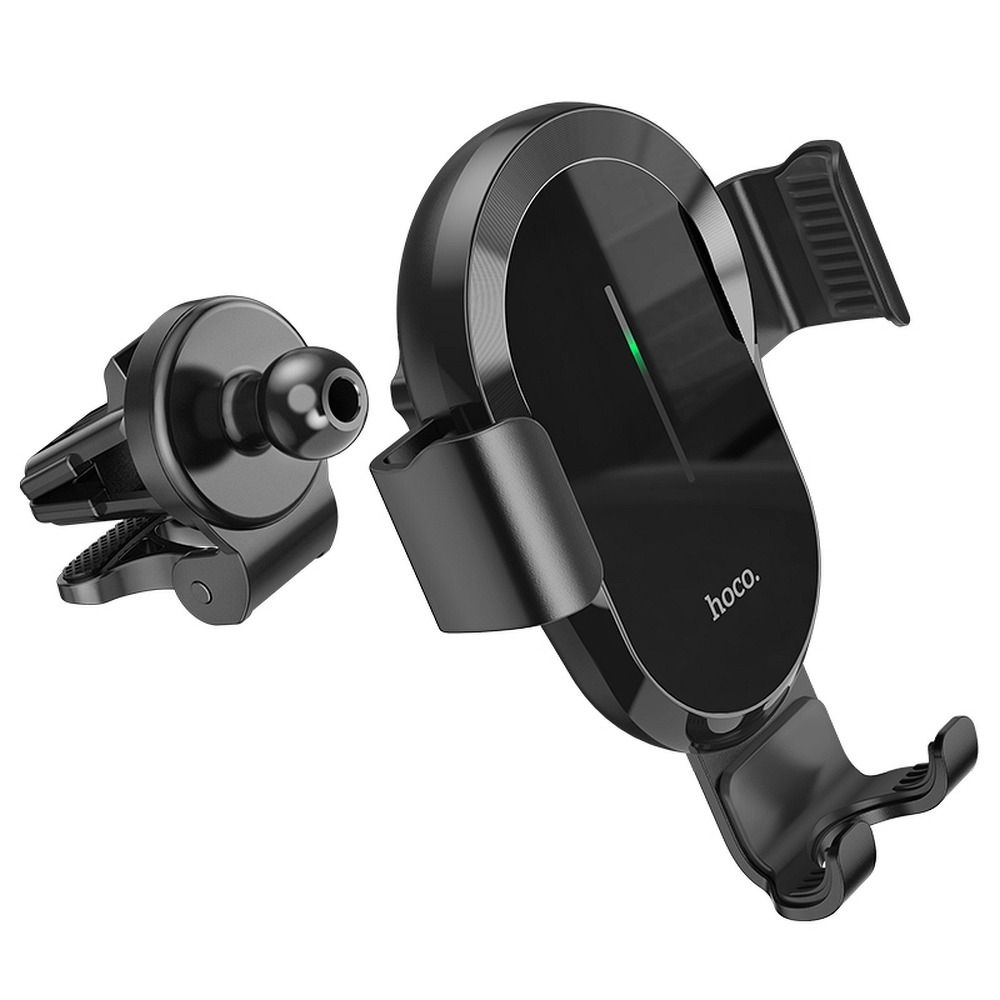 Bezdrátový držák na mobil do auta Hoco 15 W do ventilace CA105, černý
