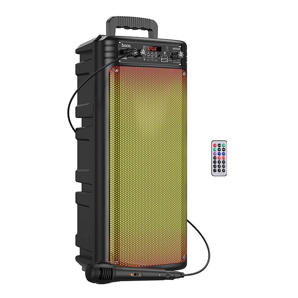 Bluetooth reproduktorový systém 2 × 10 W, výdrž 3 hodiny, Hoco BS52, černý