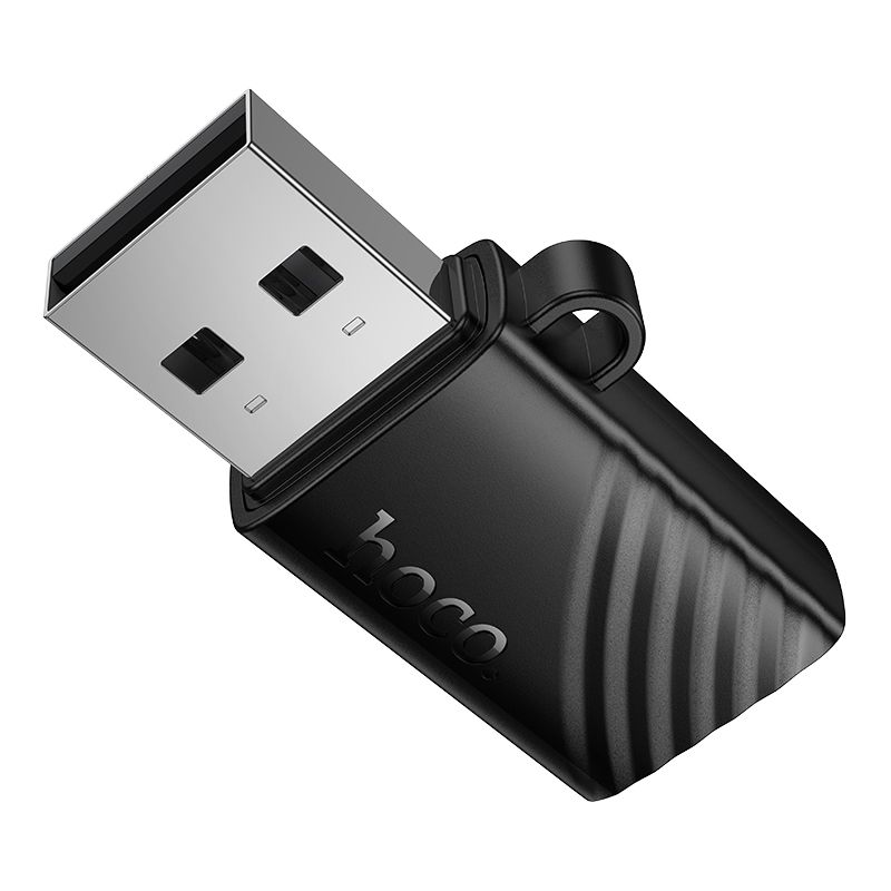 Čtečka karet TF USB-A Hoco HB53, černá