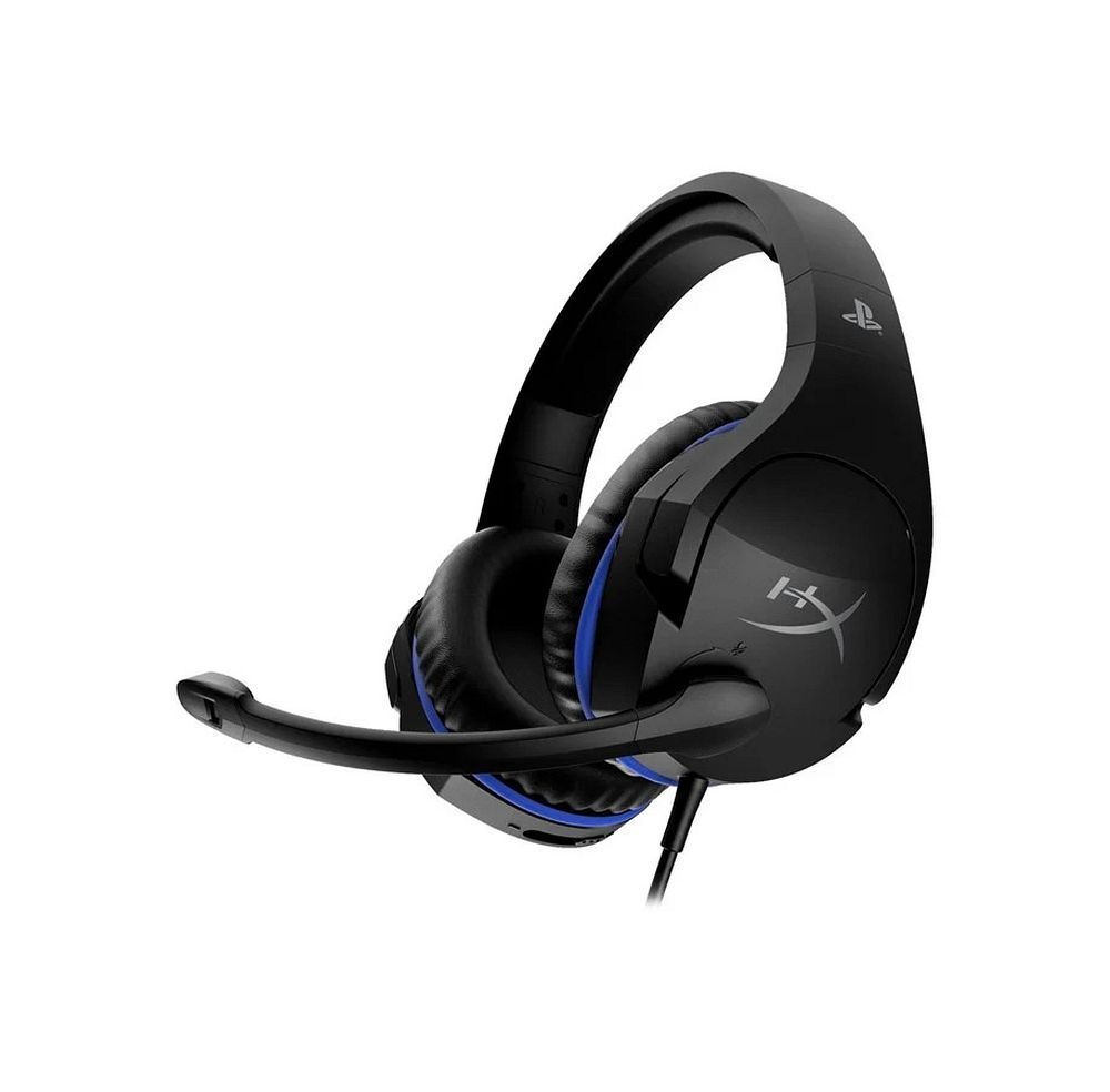Drátová sluchátka s konektorem 3,5 mm HyperX Cloud Stinger pro PlayStation, černá a modrá