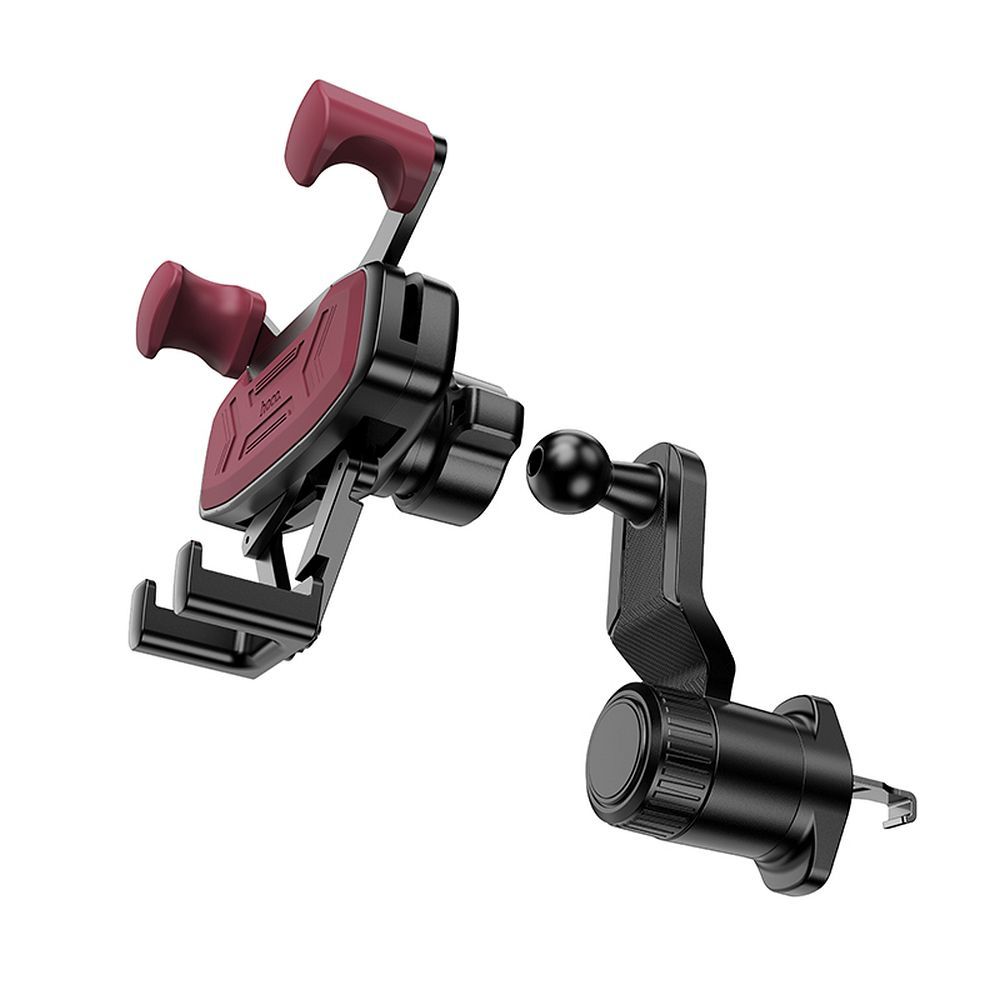 Držák na auto Gravity pro mobilní telefon Hoco do ventilace H66, černý