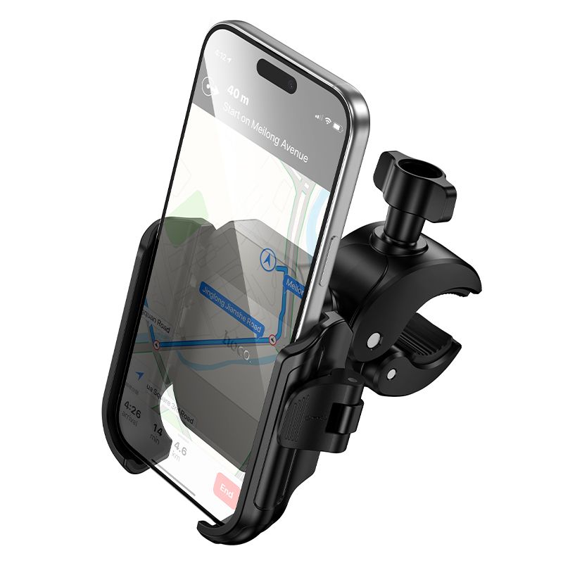 Držák na motocykl/jízdní kolo (4,5“ – 7”) Hoco H104, černý