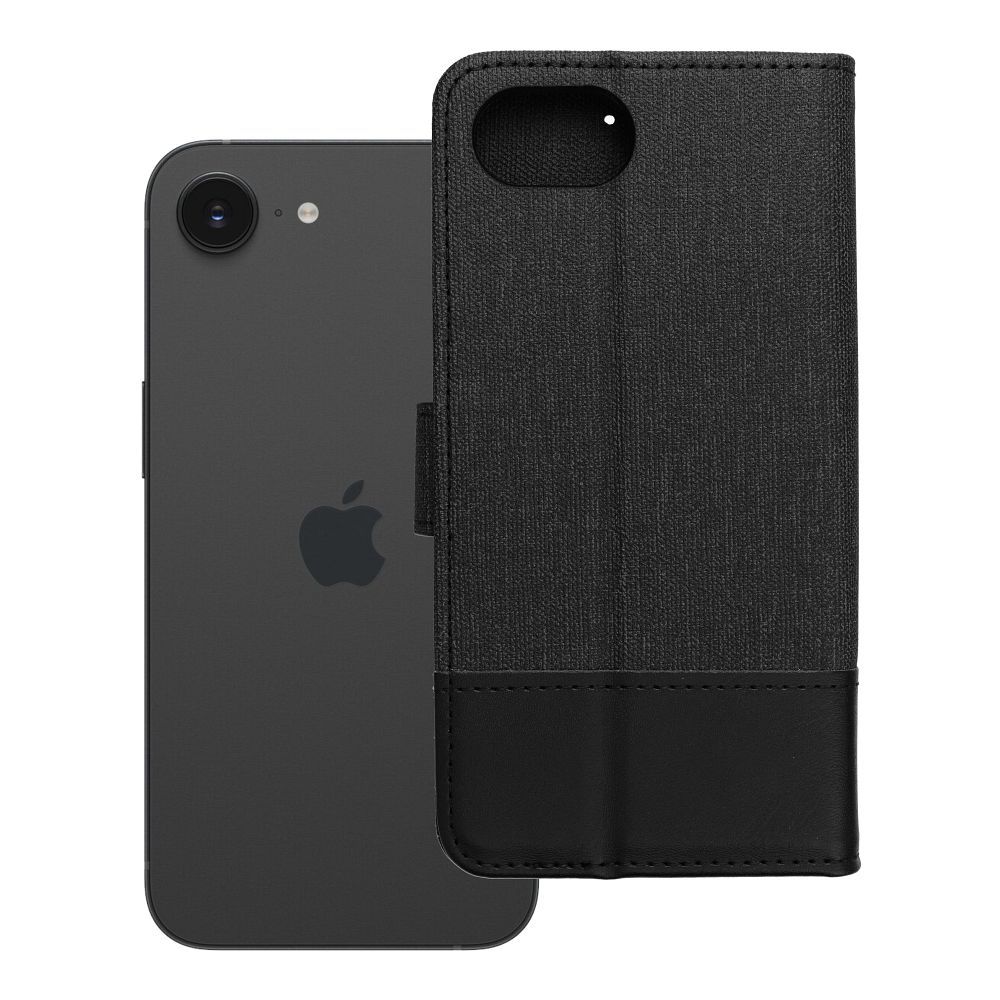 Flipové pouzdro pro iPhone 16e (SE 4 2025) Gomma Book černé