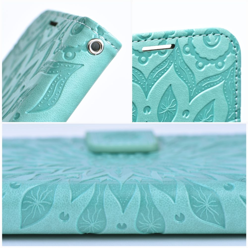 Flipové pouzdro pro Xiaomi Redmi 9C / 9C NFC Mezzo Book, mandala, zelené