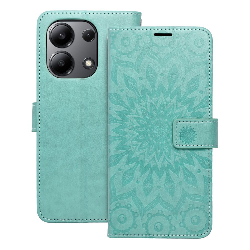 Flipové pouzdro pro Xiaomi Redmi NOTE 13 4G Mezzo Book, mandala, zelené