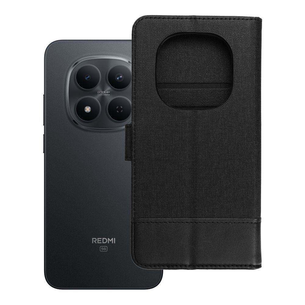 Flipové pouzdro pro Xiaomi Redmi NOTE 15 PRO 5G Gomma Book, černé