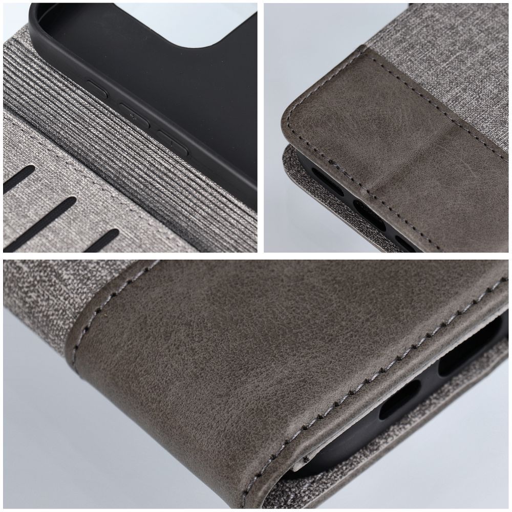 Flipové pouzdro pro Xiaomi Redmi NOTE 15 PRO PLUS 5G Gomma Book, šedé