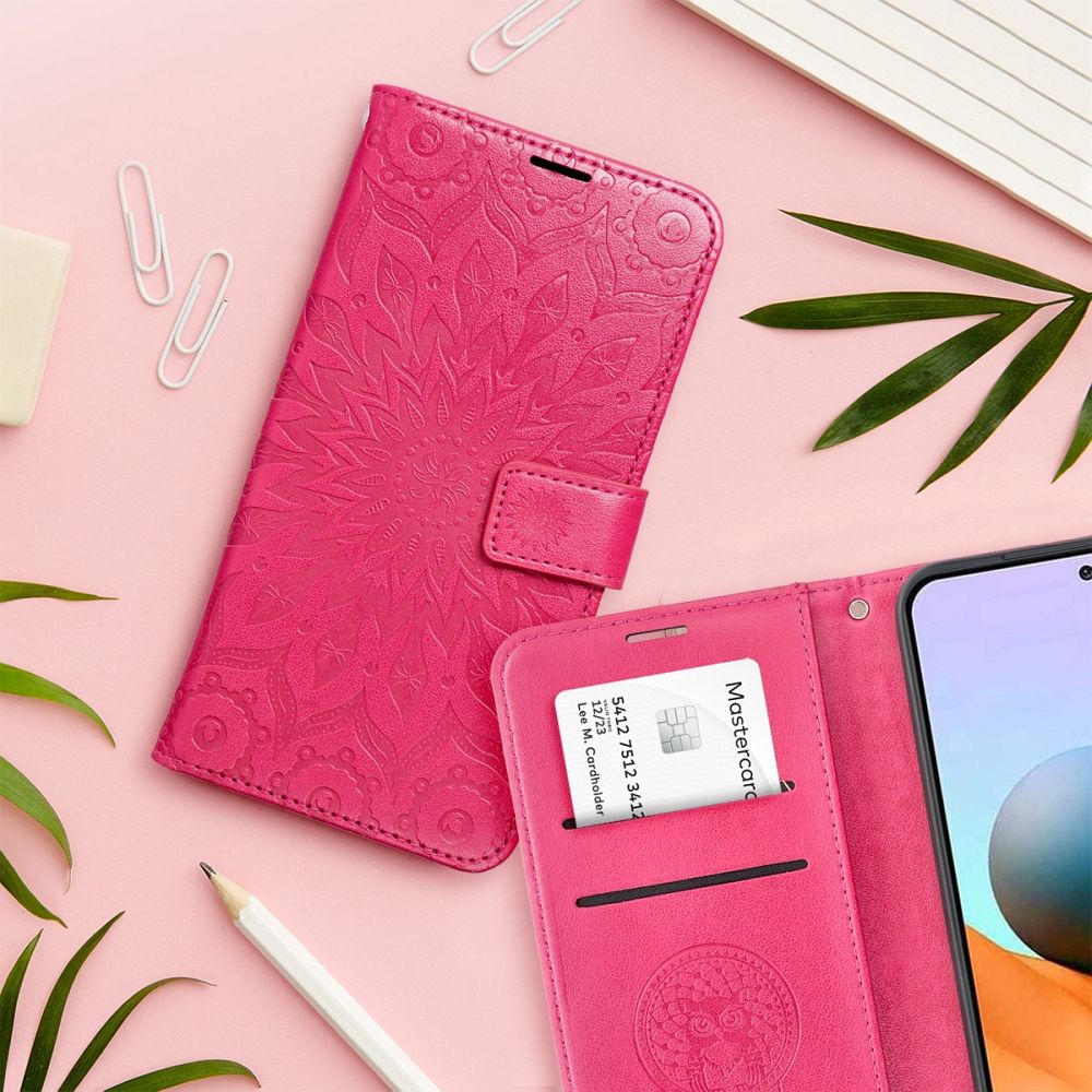 Flipové pouzdro pro Xiaomi Redmi NOTE 17 PRO MAX 5G Mezzo Book, mandala, magenta