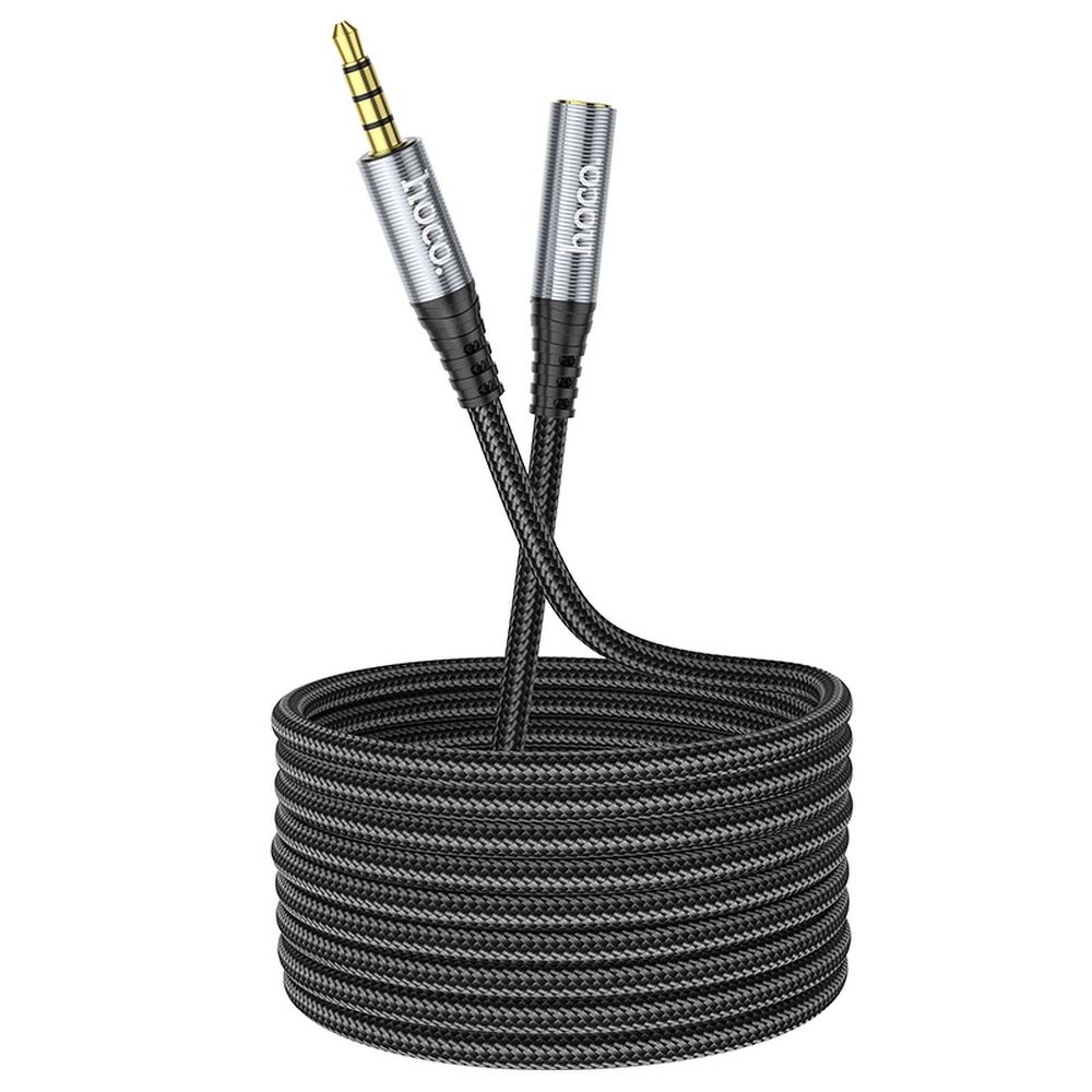 Kabel AUX z konektoru 3,5 mm na konektor 3,5 mm Hoco, 2 m, UPA20, černý