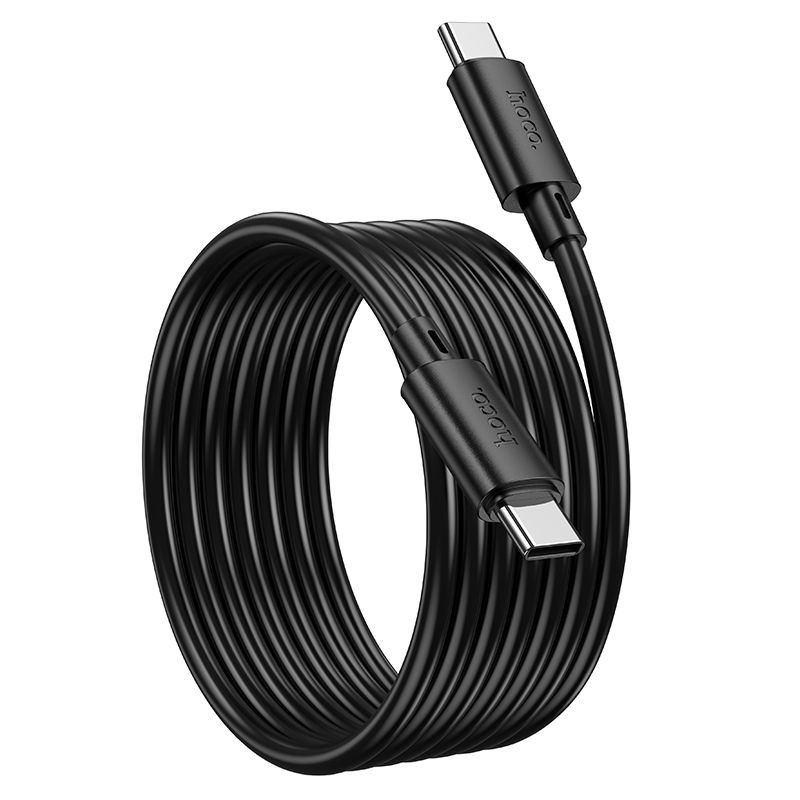 Kabel Hoco USB-C na USB-C, 3 A, 60 W, 2 m, X88 černý