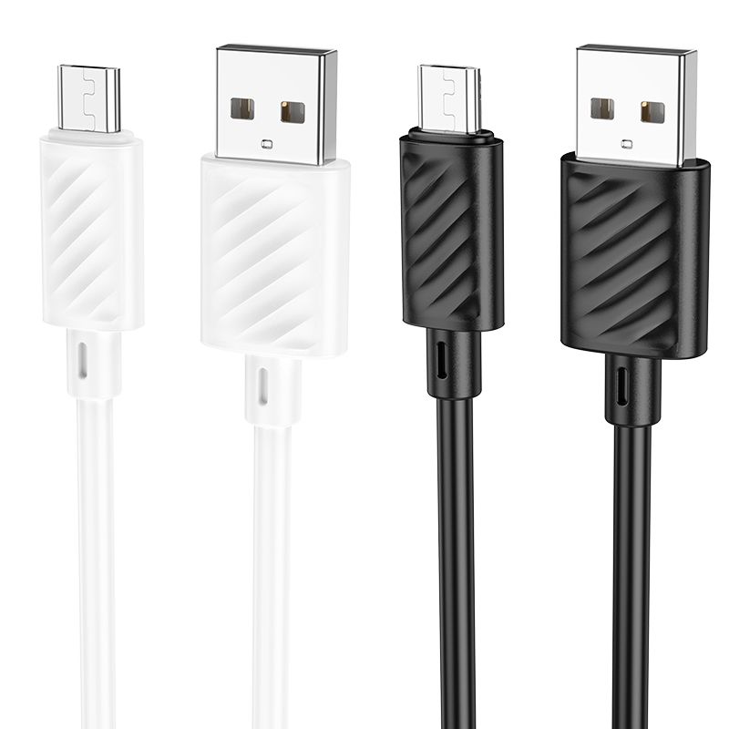 Kabel USB A na Micro USB Hoco 2,4 A, 2 m, X88, černý