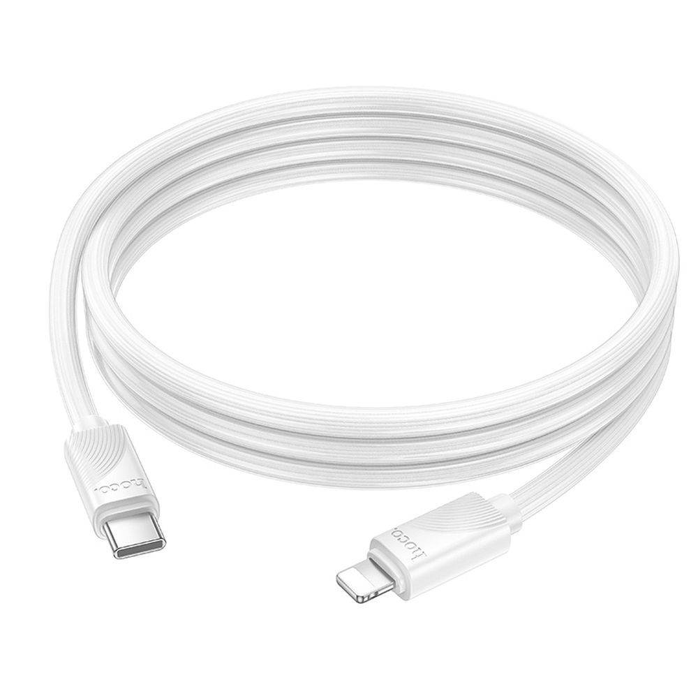 Kabel USB-C na Lightning Hoco PD 27 W, 1 m, X114, bílý