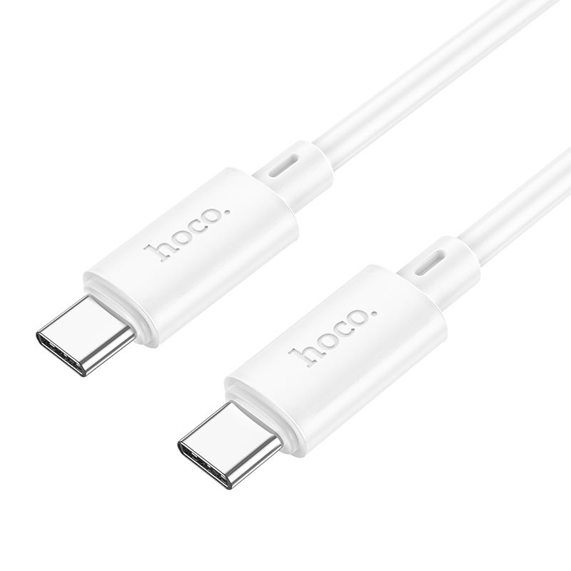 Kabel USB-C na USB-C Hoco 3 A, 60 W, 2 m, X88, bílý