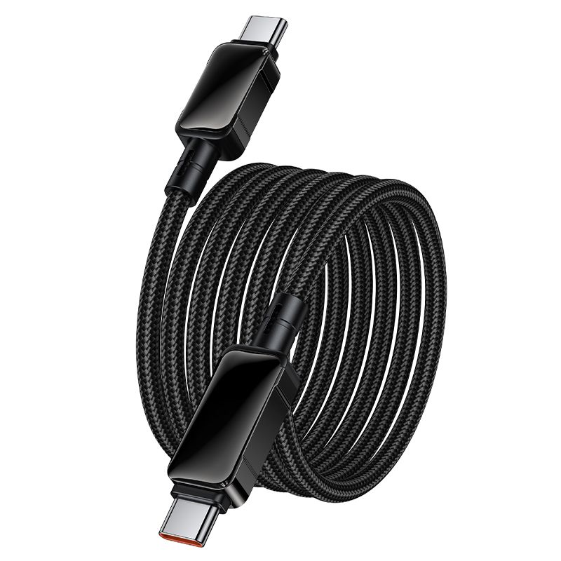 Kabel USB-C na USB-C Hoco PD 5 A, 100 W, 1,2 m, U157, černý