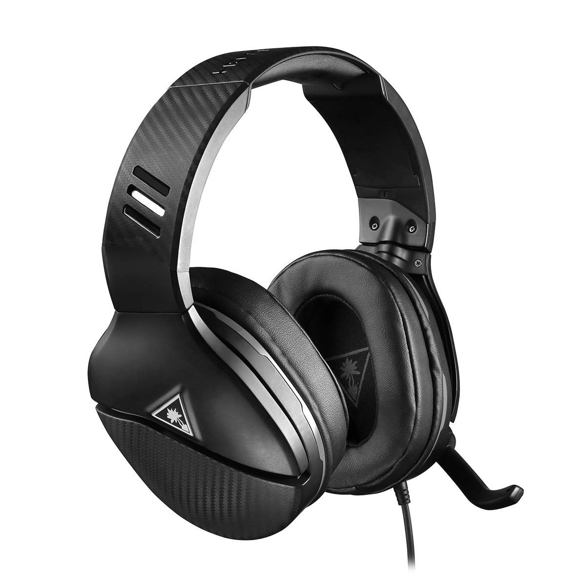 Kabelová sluchátka s 3,5mm konektorem a mikrofonem Turtle Beach Recon 200, černá